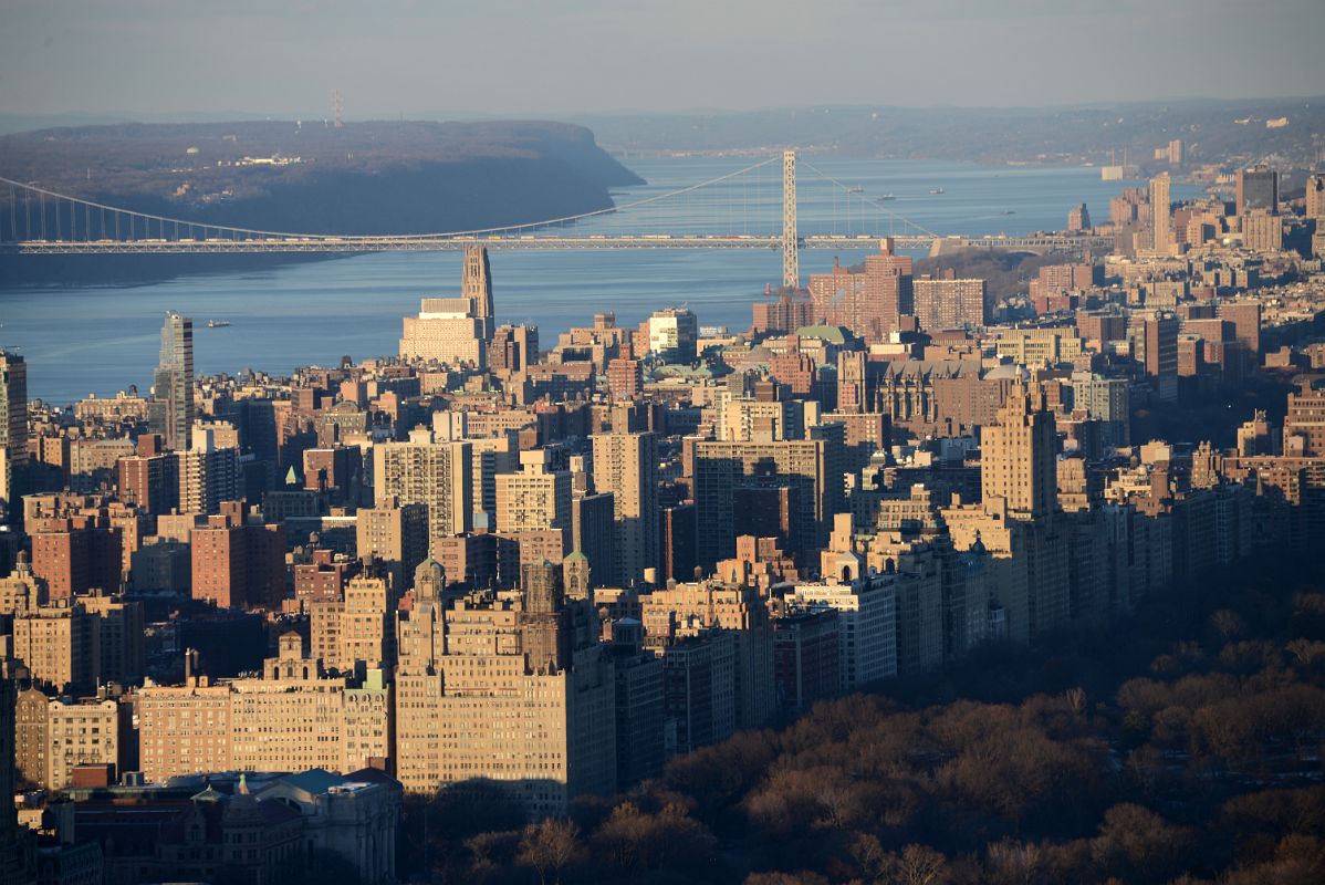 New York City Top Of The Rock 07D Upper West Side, George Washington Bridge, Central Park